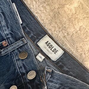 Agolde Ren High Rise Wide Leg Jeans